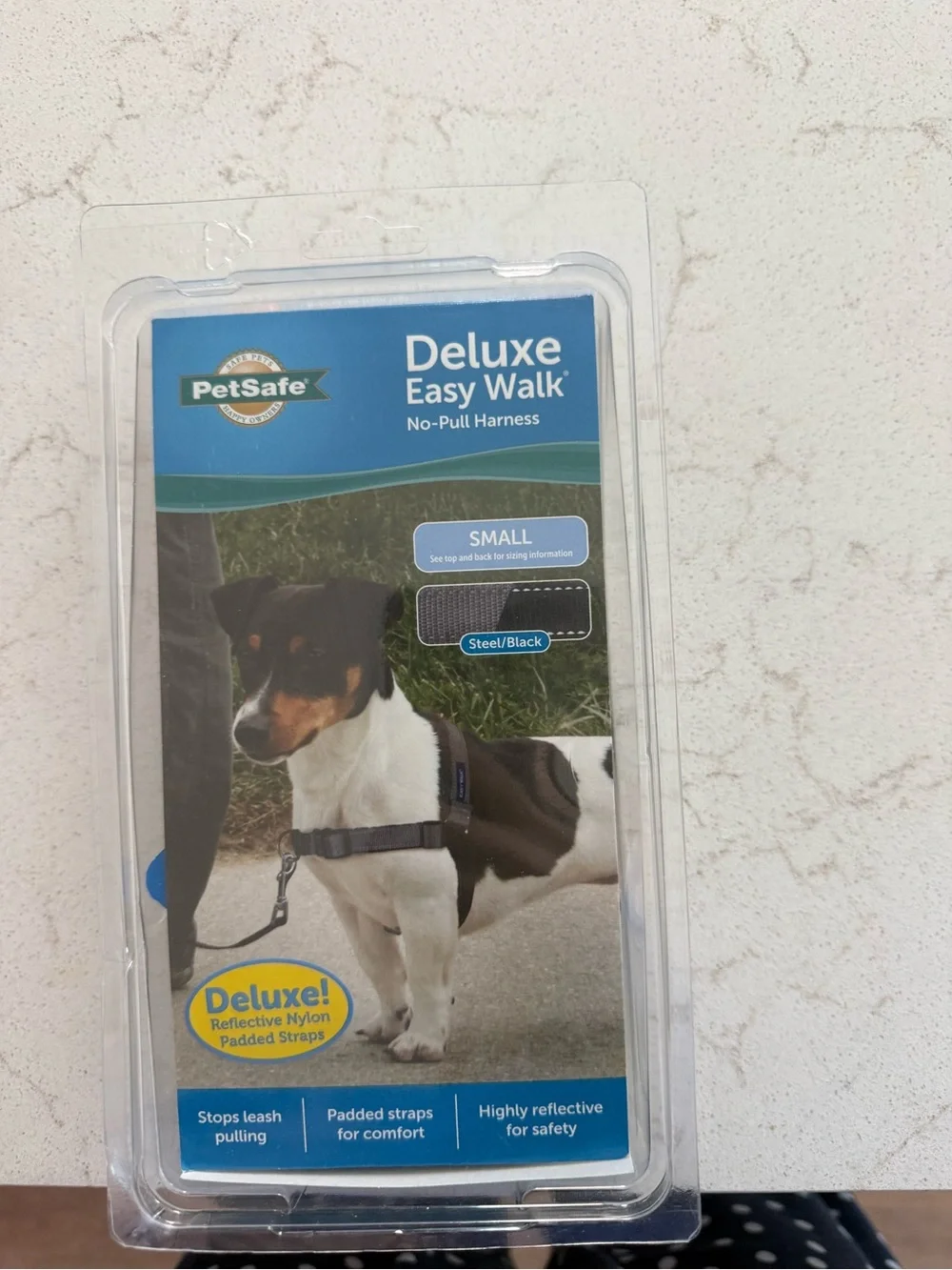 PetSafe Deluxe Easy Walk No-Pull Dog Harness - Steel/Black